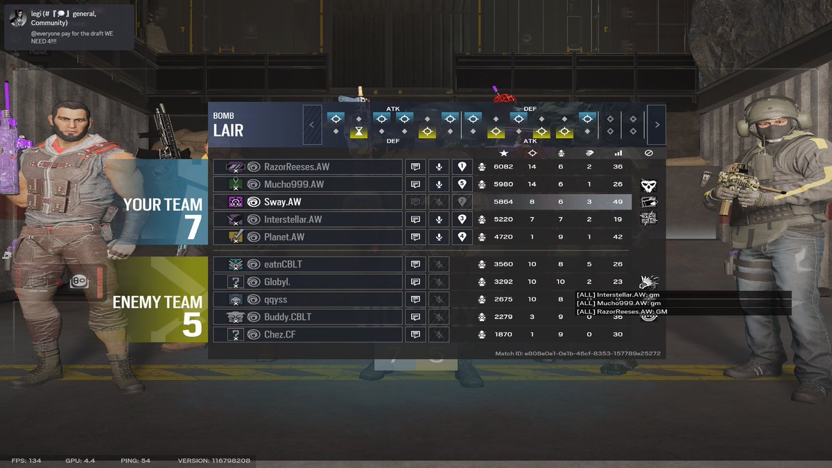 primemucho's tweet photo. first xgs game of split 2 W/// ggs to the other team great game! (46 kills 3 maps) https://t.co/Zujvss93WN