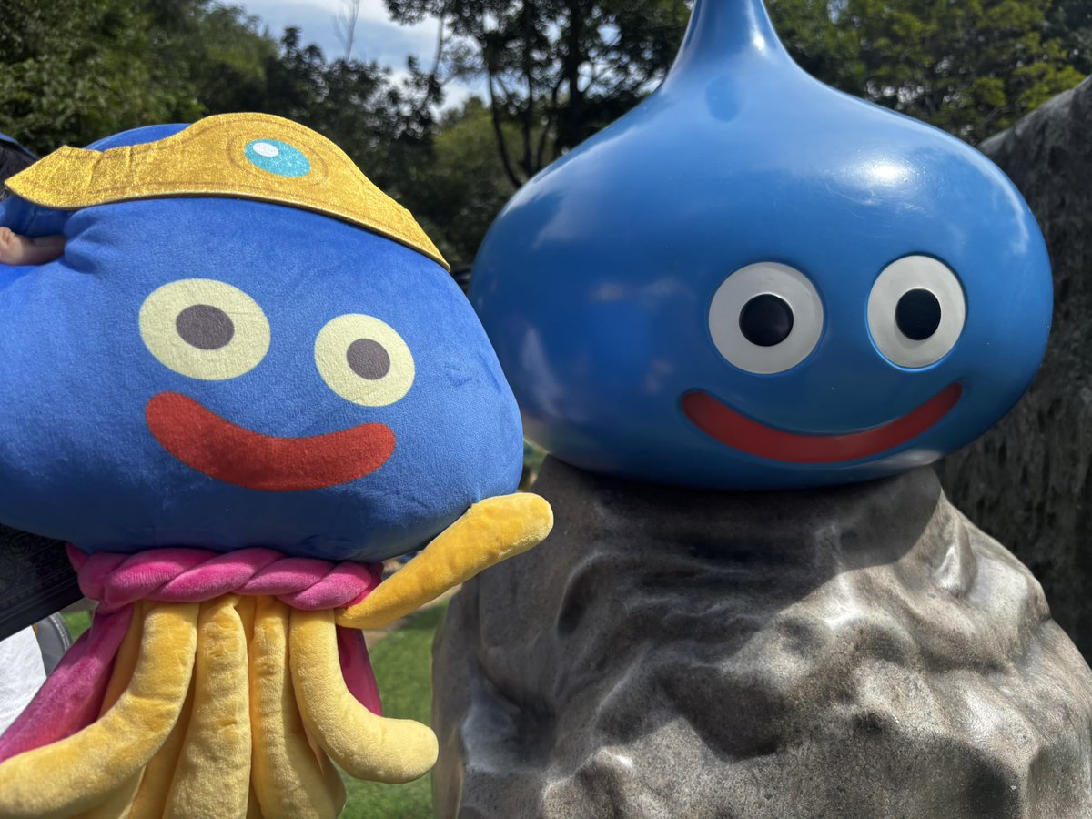 Kristar1087's tweet photo. モンスターいっぱい！！！
まものマスターに転職します。
#ニジゲノモリ　#ドラゴンクエスト
#DQ_ISLAND   #淡路島 https://t.co/HZOLrB9CDm
