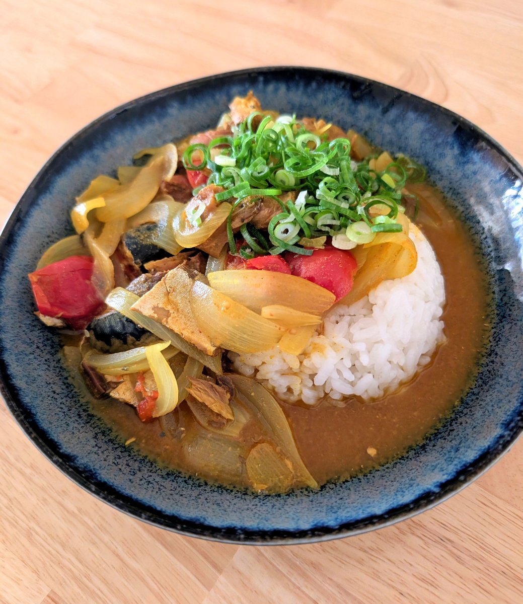 o_qdlr71's tweet photo. サバ味噌梅カレー、
食べれば食べるほど、重なり合った風味がほどけていく食感であっとい���間に完食。美味しかった😋 https://t.co/zu7XVExhwi
