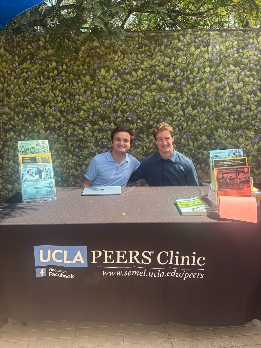 UCLAPEERS's tweet photo. Earlier this week, the UCLA PEERS® clinic attended the Santa Monica College Basic Needs Resource Fair @smcbasicneeds. We enjoyed talking with community members about our young adult, dating, and career programs.

If interested in our programs, please contact peersclinic@ucla.edu https://t.co/nPHPgip95W