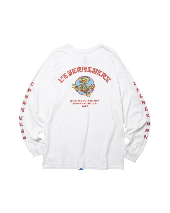 sloop_hkd's tweet photo. 【新作情報】
・
・
・
【Liberaiders】
＊DRAGON L/S TEE
＊¥11,000-taxin
＊WHITE
＊M,L,XL https://t.co/HyY2OLrV01