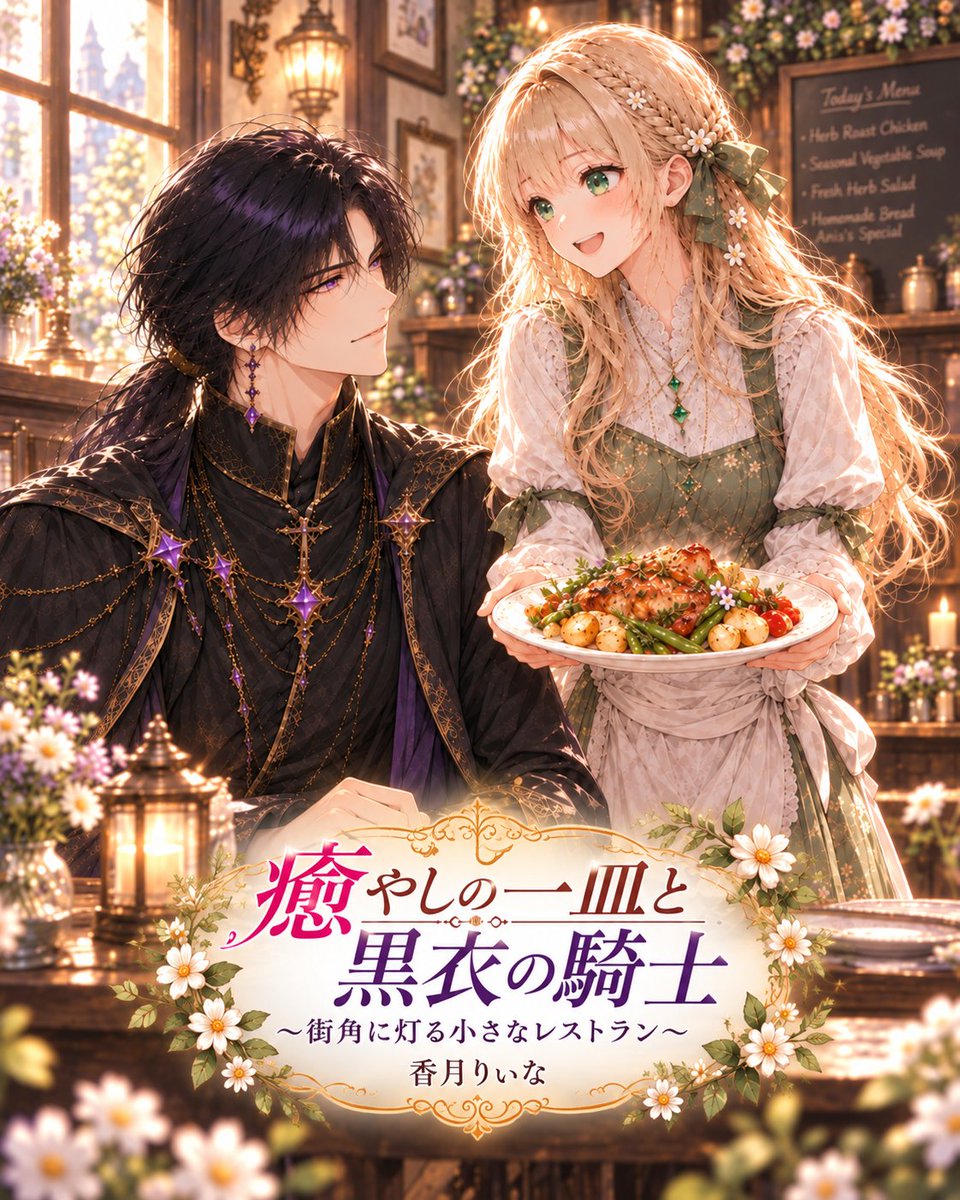 kozuki_rina's tweet photo. X始めました✨ 
癒やしの力を持つ少女×黒騎士の、異世界グルメファンタジー『癒やしの一皿と黒衣の騎士』を執筆中。
物語の裏話や作中の料理の話など、ゆる～く呟いていきます。
よろしくお願いします✨

📖小説はこちらから読めます👇 https://t.co/YDBWXoBEHB

#Web小説 #小説家になろう https://t.co/to28B79pyE