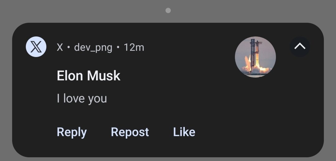 dev_png's tweet photo. Quite a notification to wake up to..
I love you too @elonmusk 🫶🏻
.
Where should be out first date? 😋 https://t.co/XLoSwNc6i1