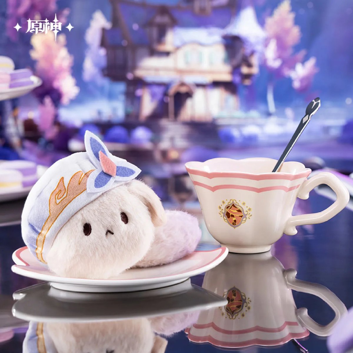 GenshinUniverse's tweet photo. Nicole Themed Afternoon Tea Cup &amp; Saucer Set

#GenshinImpact https://t.co/MHJHCRdUtU