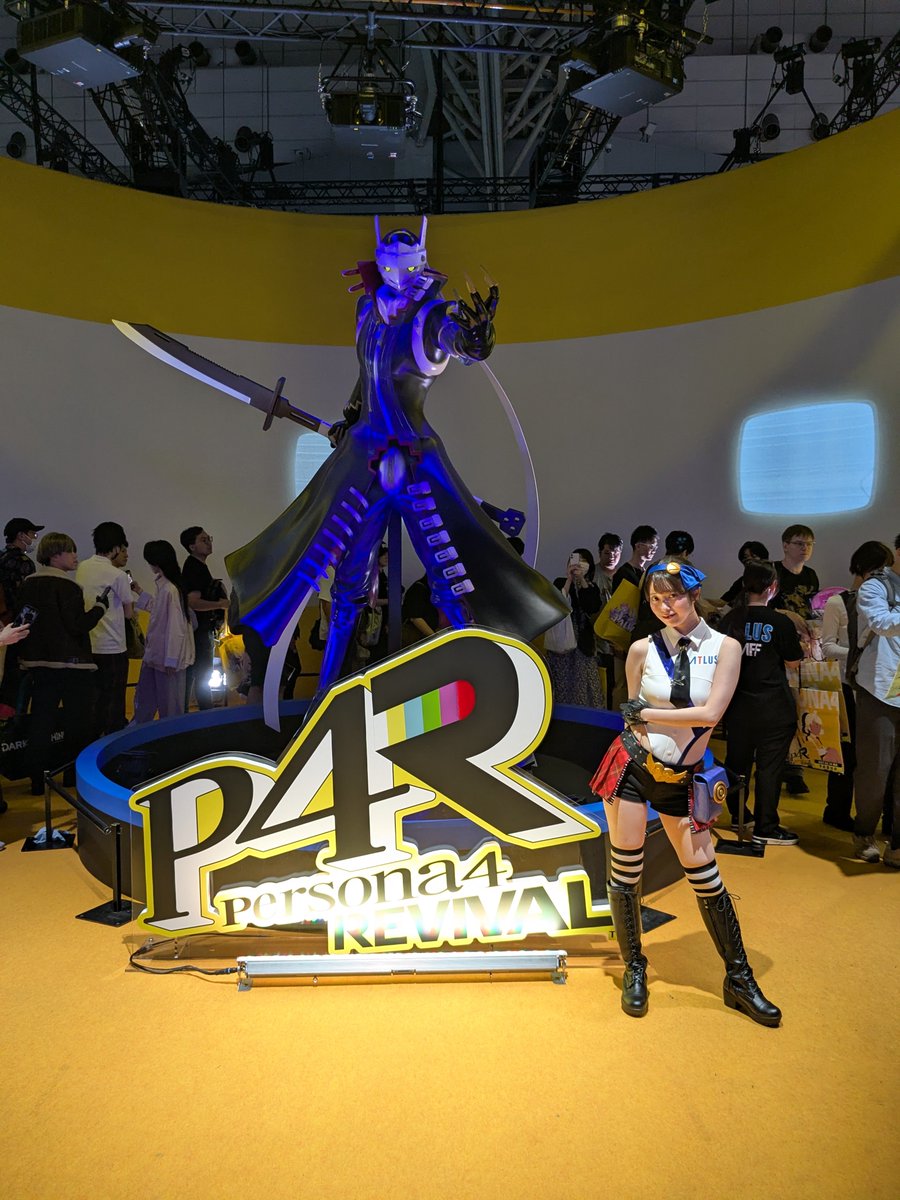 libertyplanet_g's tweet photo. KONAMI
ペルソナ4 ブース

コンパニオン📸 https://t.co/Rx7im5st0R