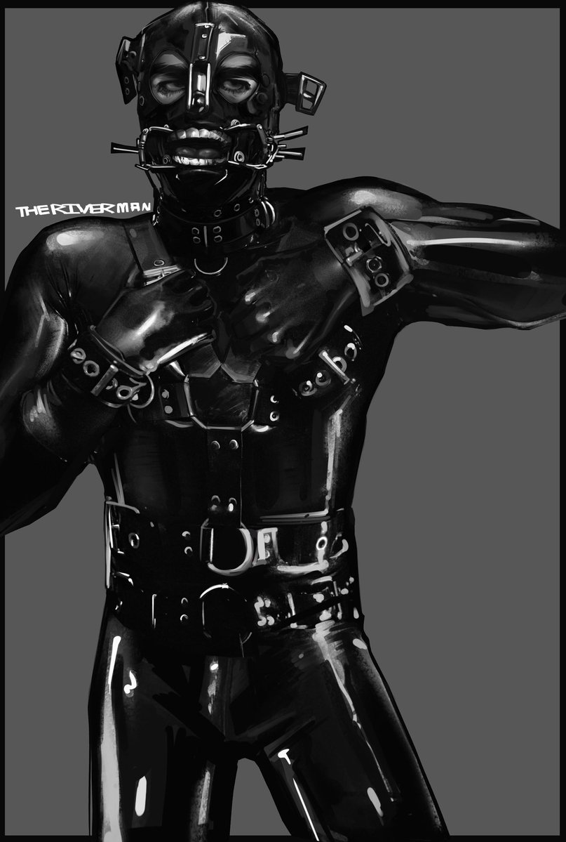 RIVERRMAN's tweet photo. he likes the dentist 🦷 🪥 

#OC #LATEX https://t.co/b9XT3PQqKB