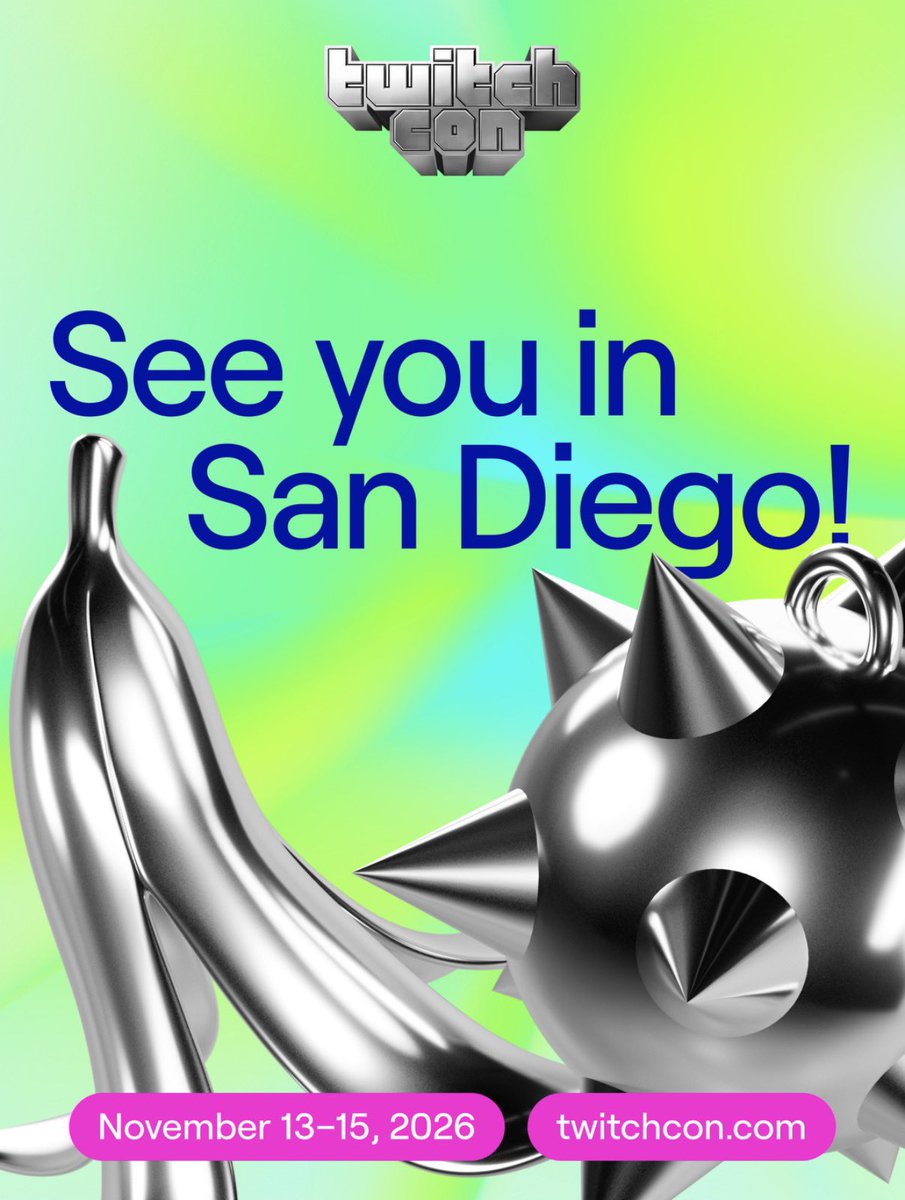 DRDOOLITT_'s tweet photo. See you all here π« @TwitchCon #twitchcon https://t.co/NOqSl8l226