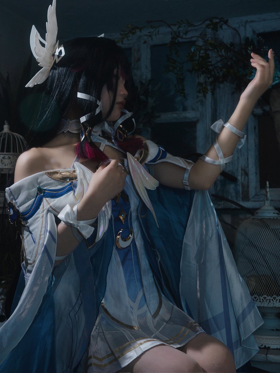 sua_cos's tweet photo. Cosplay／原神コスプレ
月神🌙コロンビーナ・ハイポセレニア

　　月よ 無垢なる新月よ
　　　　　その影を取り払っておくれ

📸→@yukimuraphoto https://t.co/hGFTko57yN