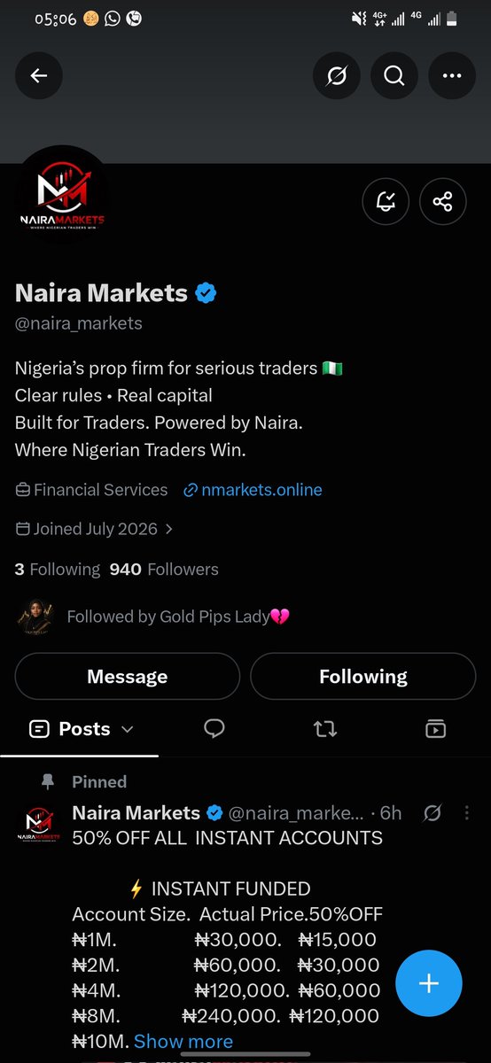 fxvisionirm7's tweet photo. @ForexPipsLady @naira_markets https://t.co/waqGH19EXt