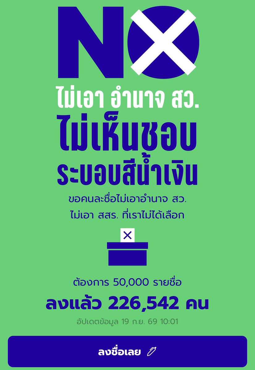_anchr's tweet photo. ตอนนี้ การเมืองไทยมีรณรงค์ 2 เรื่อง 

1. ไม่เอาระบอบสีน้ำเงิน ข้อเรียกร้องคือ ไม่เอาอำนาจ สว. ที่มีการฮั้วกับพรรคภูมิใจไทย // สสร. ต้องมาจากการเลือกตั้งของประชาชนทั้งหมด เพื่อเปิดทางแก้รัฐธรรมนูญใหม่

2.ลบมรดก 6 ตุลา ยกเลิกคำสั่งคณะรัฐประหารที่เพิ่มโทษ ม.112 จำกัดเสรีภาพ https://t.co/USvbhom9QO
