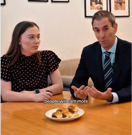 questiontime999's tweet photo. @JEChalmers Body Language tells me that she doesn't believe a word you are saying. https://t.co/MuwOAGfOgP