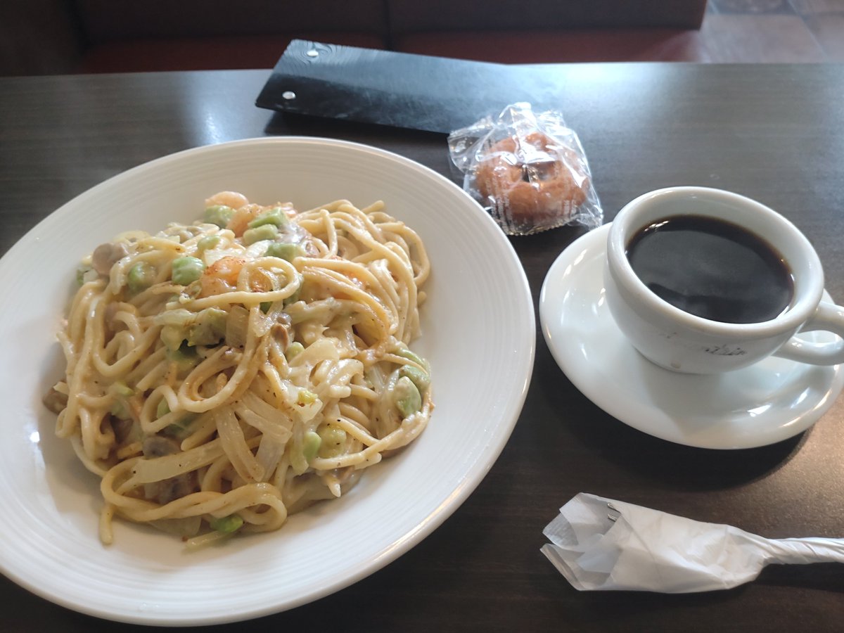 lemongrass2018's tweet photo. ♯喫茶マウンテン
やっぱ1人登山怖い。
このホワイトソーススパでもかーなーり腹がきつい https://t.co/BB1Swud9nj