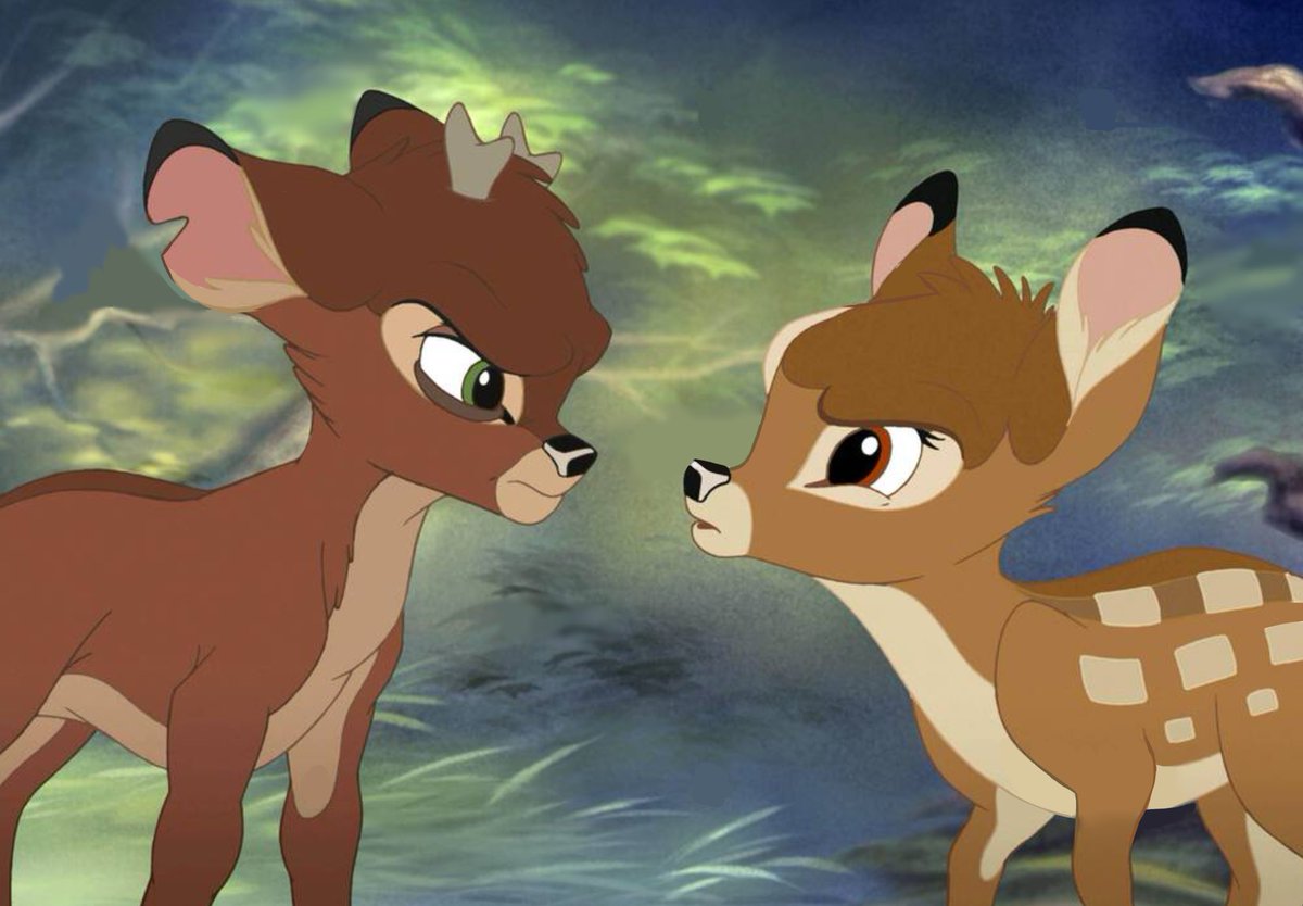 felixcartoons's tweet photo. Bambi and Ronno as Lions! 🦁 https://t.co/rkFSuPusUo