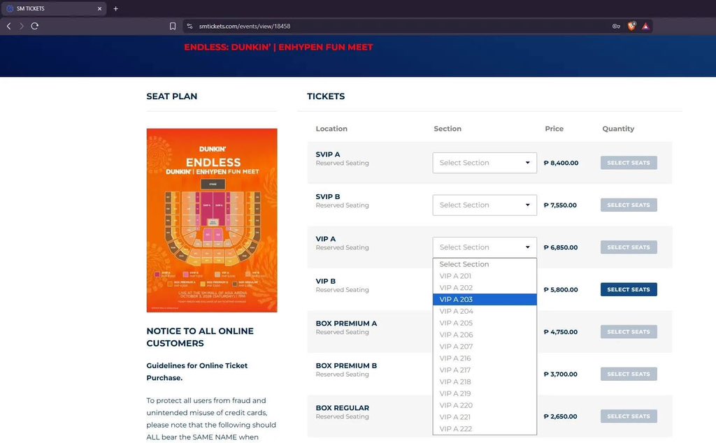 hcljp0's tweet photo. Already inside 𝐄𝐍𝐃𝐋𝐄𝐒𝐒 | DUNKIN’ ENHYPEN Fun Meet💎
HABOL NA! 

Ticket assistance!!

✔ All sections available

✔ Tickets under your account/sm

Minimal assistance fee
- Open for all tiers
- Gen Selling Onsite
- Legit ticket Assistance  
#DunKinPH_ENDLESS #ENDLESSFunMeet https://t.co/TK8a9DvSzL