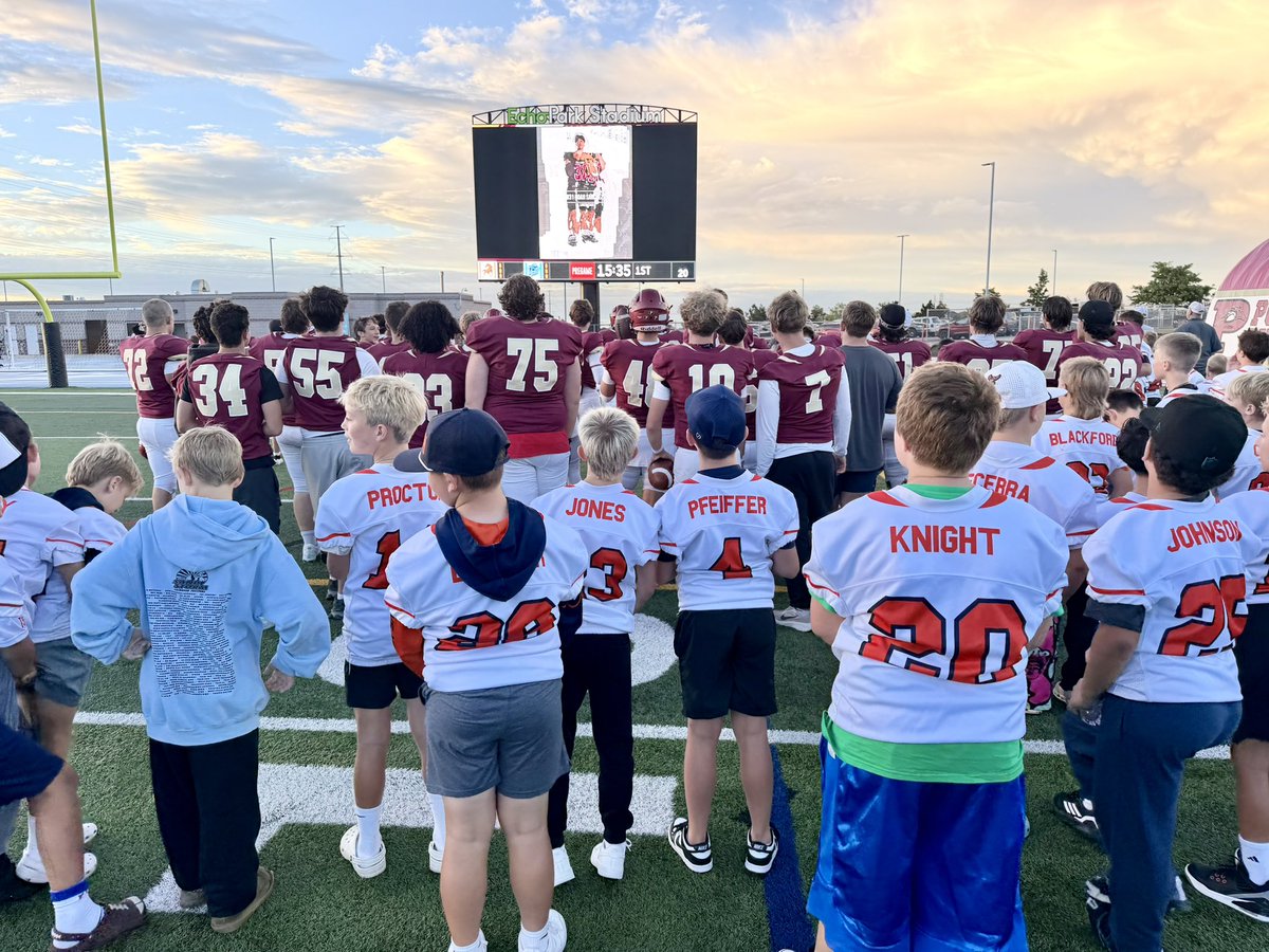 JaronCohen1's tweet photo. Big win 56-13. Homecoming and Hawks night. Defense responded at half and offense was electric. Proud to be a part of it. https://t.co/TRh8icVUb1