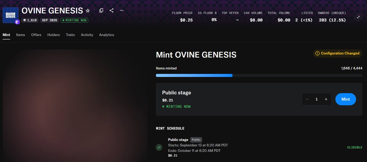 OVINEGENESIS's tweet photo. Scammers already dropped a fake collection on OpenSea and people are minting it  💀

THAT AIN’T US.
DON’T MINT.

Official OS link 
https://t.co/tI6cP7t31v

Stay safe &amp; always DYOR. 🐑

⚠️ We’ve contacted OpenSea CS to get this fake collection removed. https://t.co/MRkO0TOTai