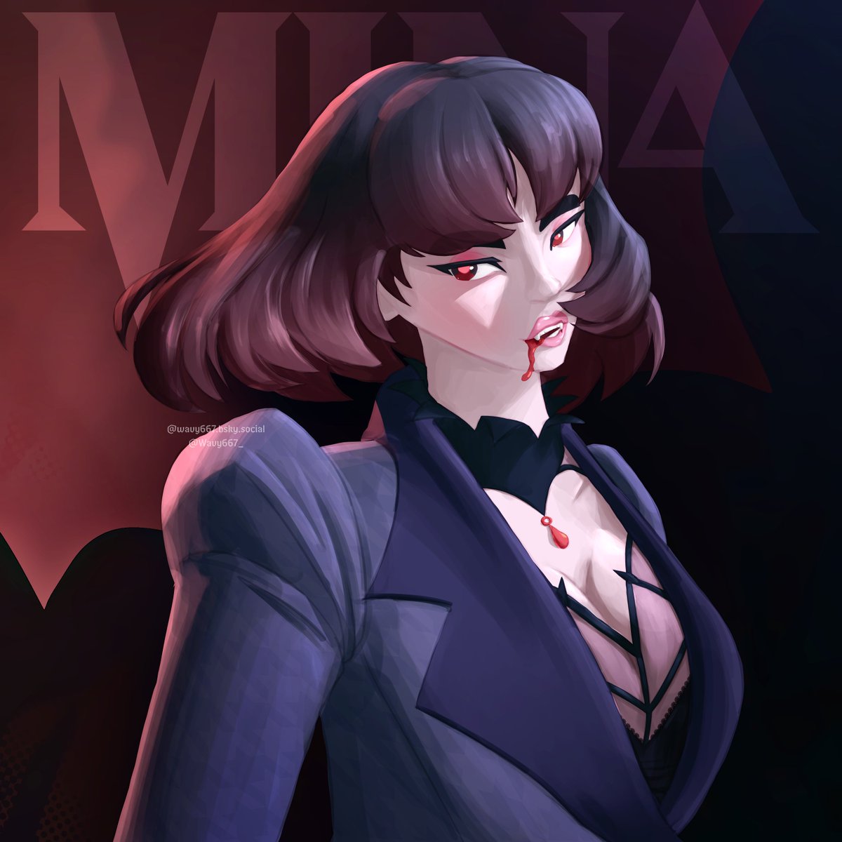 Wavy667_'s tweet photo. Mina Ha, the woman you are 🦇🩸
(from June)
#Deadlock #Mina https://t.co/qEBwsxiXz3