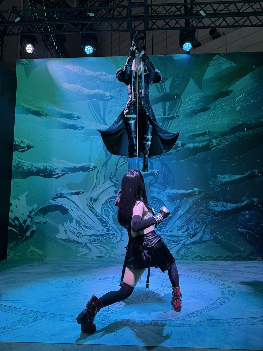 marie_0627's tweet photo. #TGS2026 

セフィロスと戦うティファ
#FF7 https://t.co/Z0dlGR00XZ