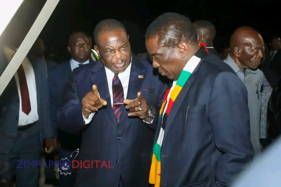Perfectjtboy's tweet photo. MNANGAGWA SET FOR UNGA 81 IN NEW YORK

President Emmerson Mnangagwa has departed for the 81st United Nations General Assembly (UNGA 81) in New York. He was seen off at Robert Gabriel Mugabe International Airport by V P Dr Constantino Chiwenga, senior Government officials https://t.co/raqNPu5nF1