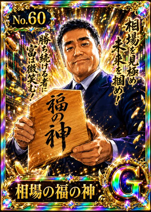 気になる福の神 藤本 誠之@相場の福の神 on X: 
