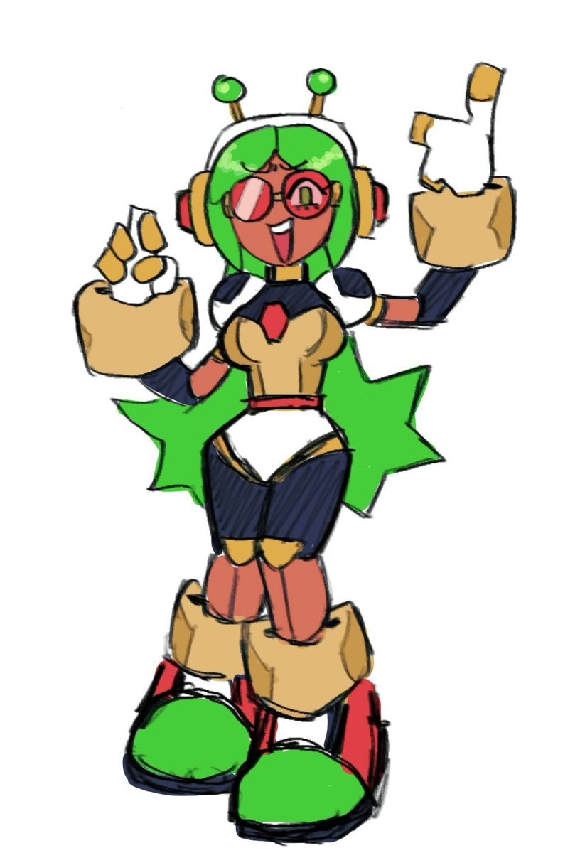 contagioushrimp's tweet photo. Since more megaman x followers are coming in 
Look at my oc, her name is Citrine. She WAS a navigator
Will I draw her more... yes
#megaman #yumeship https://t.co/DjCefT5Q1w