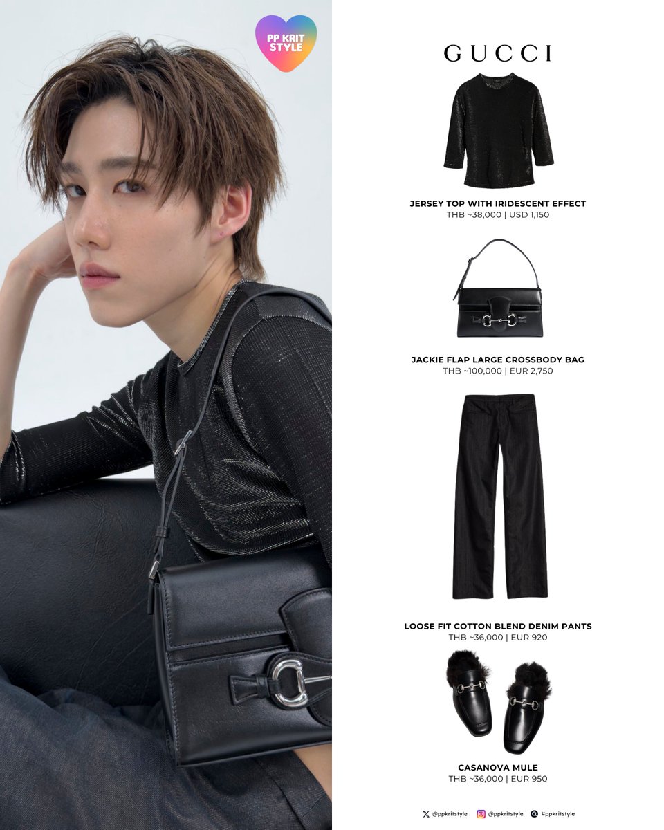 ppkritstyle's tweet photo. 〰️ @Gucci ประกาศแต่งตั้ง พีพี-กฤษฏ์ อำนวยเดชกร @ppkritt เป็น Brand Ambassador คนล่าสุด โดยได้ปรากฏตัวใน 3 ลุคจากคอลเล็กชั่น Gucci Primavera ผลงานการออกแบบโดย Demna ทั้งหมด

PP KRIT BA GUCCI
#GUCCIxPPKRIT
#Gucci #PPKritt https://t.co/nR1YDU54VV