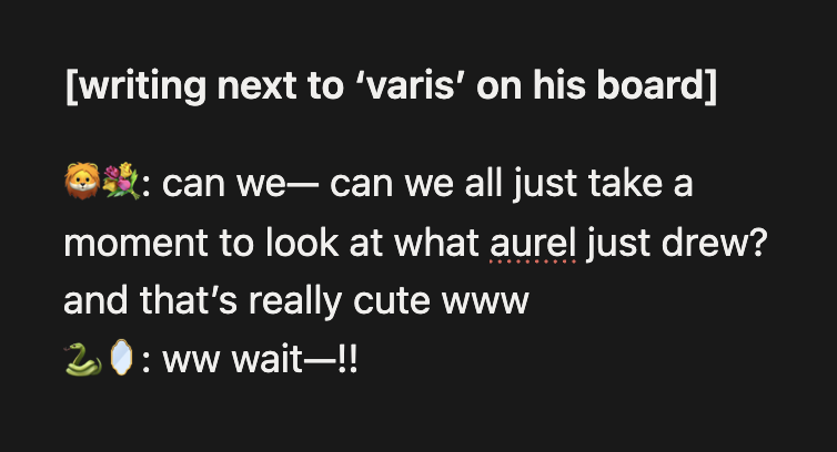 bayquswrites's tweet photo. โ Q: who is most likely to ask to wear matching clothes?
๐๐ช: i just thought that the concept of the big scary mob boss wanting to wear matching clothes is so, like, moefulโฆ WWWW
๐ธ๏ธ๐ช: this guy is writing fanfiction in real timeโฆ
ksjdfdks #hemphidia #Shiphidia #VarShipHemlock https://t.co/GdihJtASdC