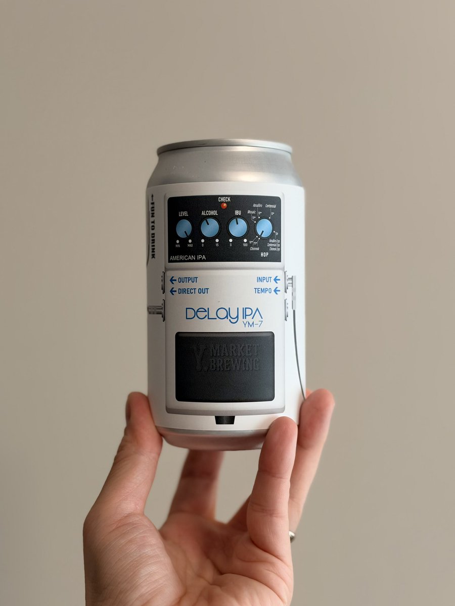 shionnu_san's tweet photo. クラフトビールのサブスクをやってるんですけど、
今日届いたDelay IPAのジャケットがガチ過ぎる
https://t.co/ildmgfvos6 https://t.co/LqKKasXM9X