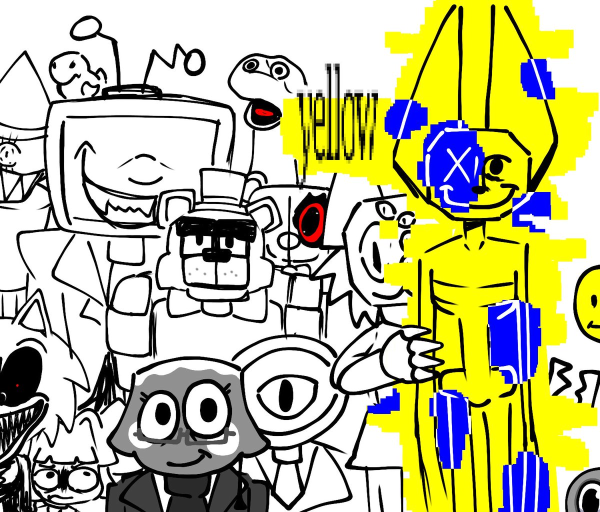 CyanTheCat19's tweet photo. Alright. Random characters here... Don't know why, but look... There's so many of them... Also those who is from Twitter. https://t.co/DNtIUKJZ6k