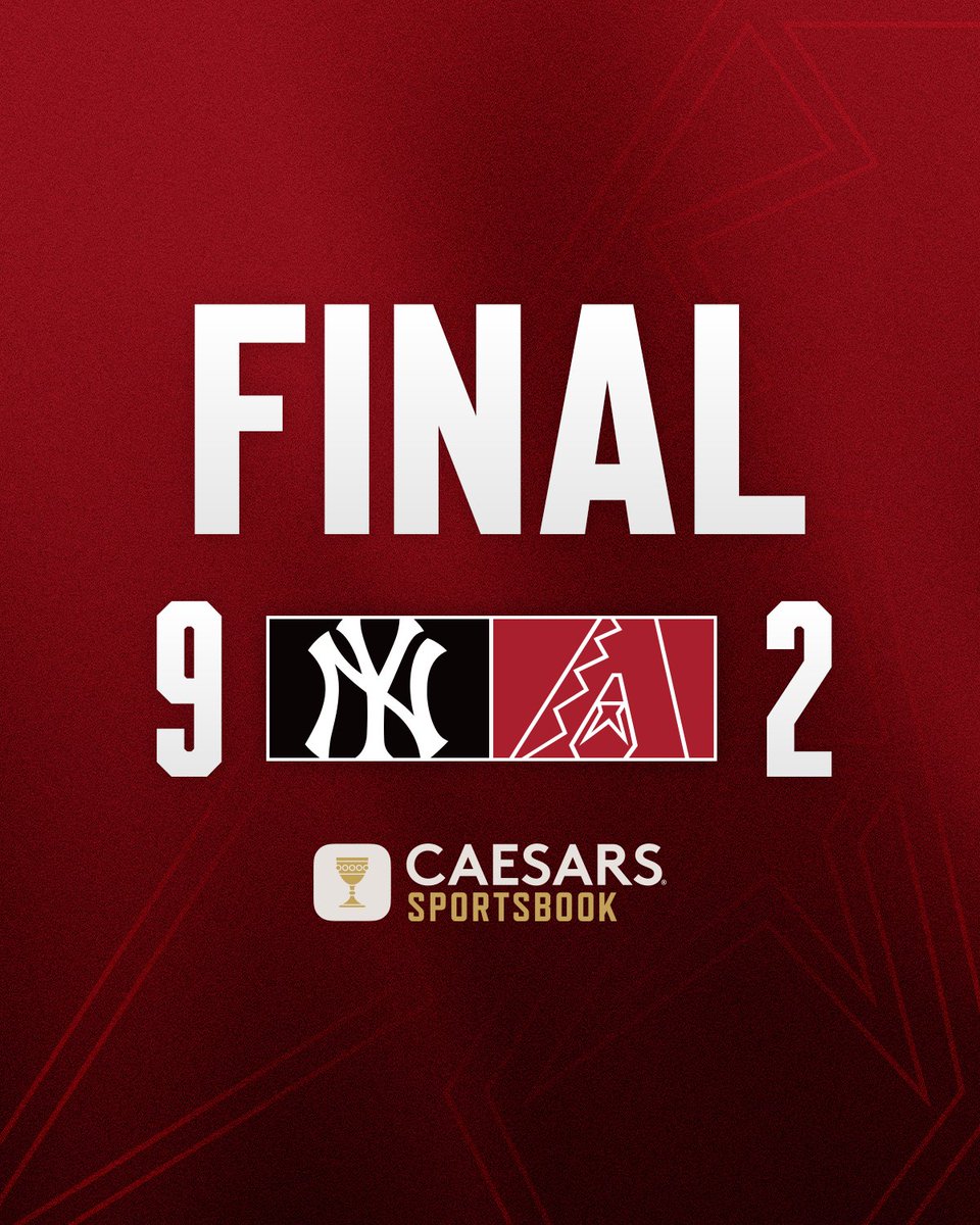 Dbacks's tweet photo. Final. https://t.co/AsX8hhJOFD
