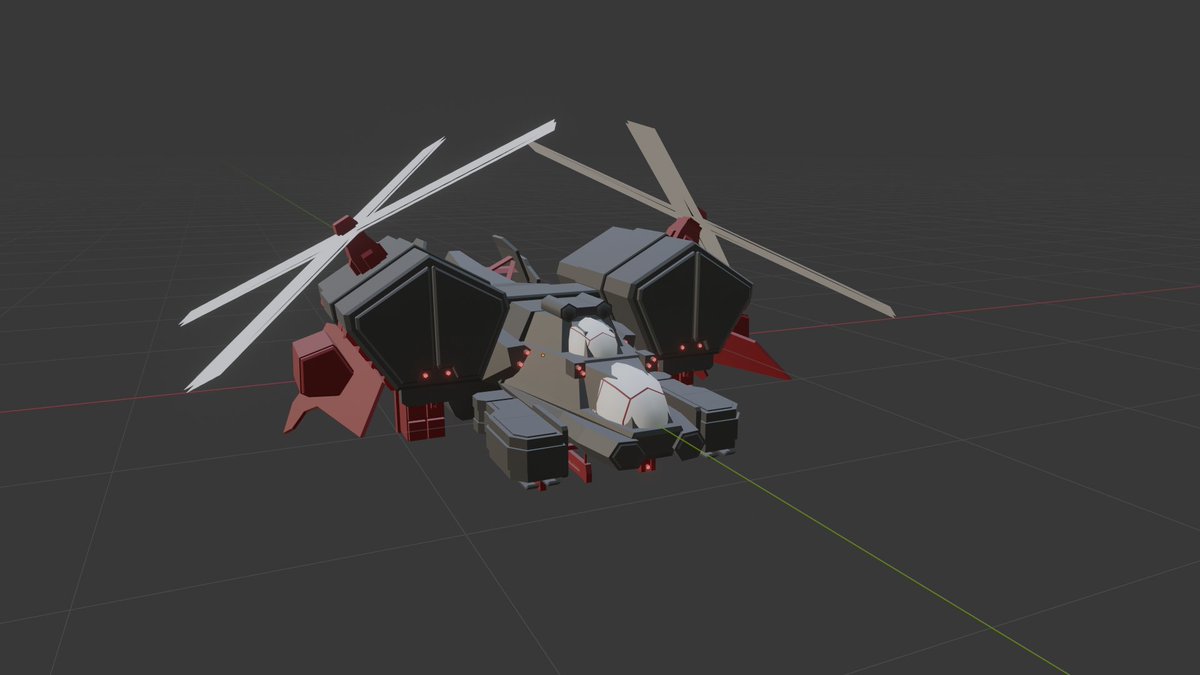 YMTDOCK's tweet photo. 死神部隊カラー(大嘘)
これから色塗り開始
#VRChat #blender #ACV https://t.co/FmOVLoMuho