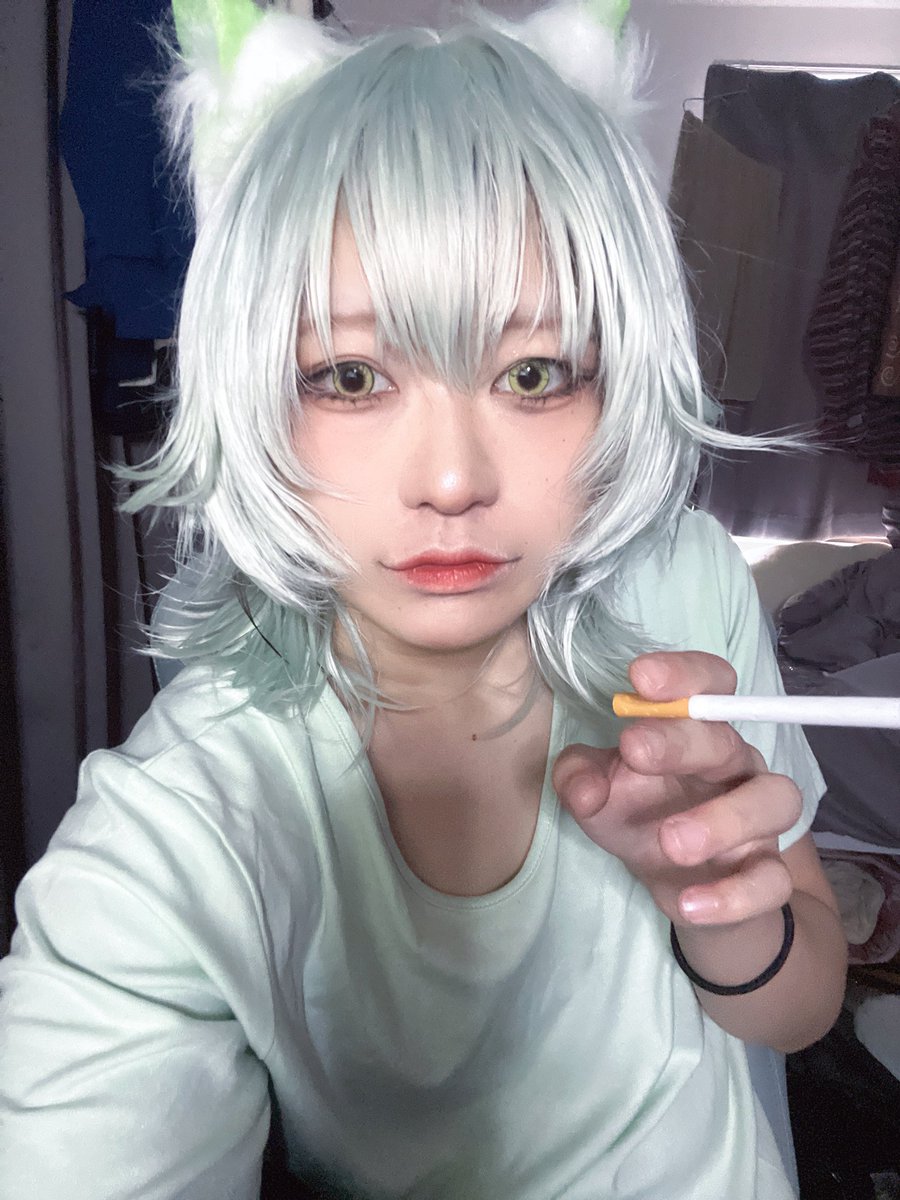 Musubiiichan's tweet photo. ヤニ子🚬🐱

#cosplay https://t.co/cnFYStYLJL