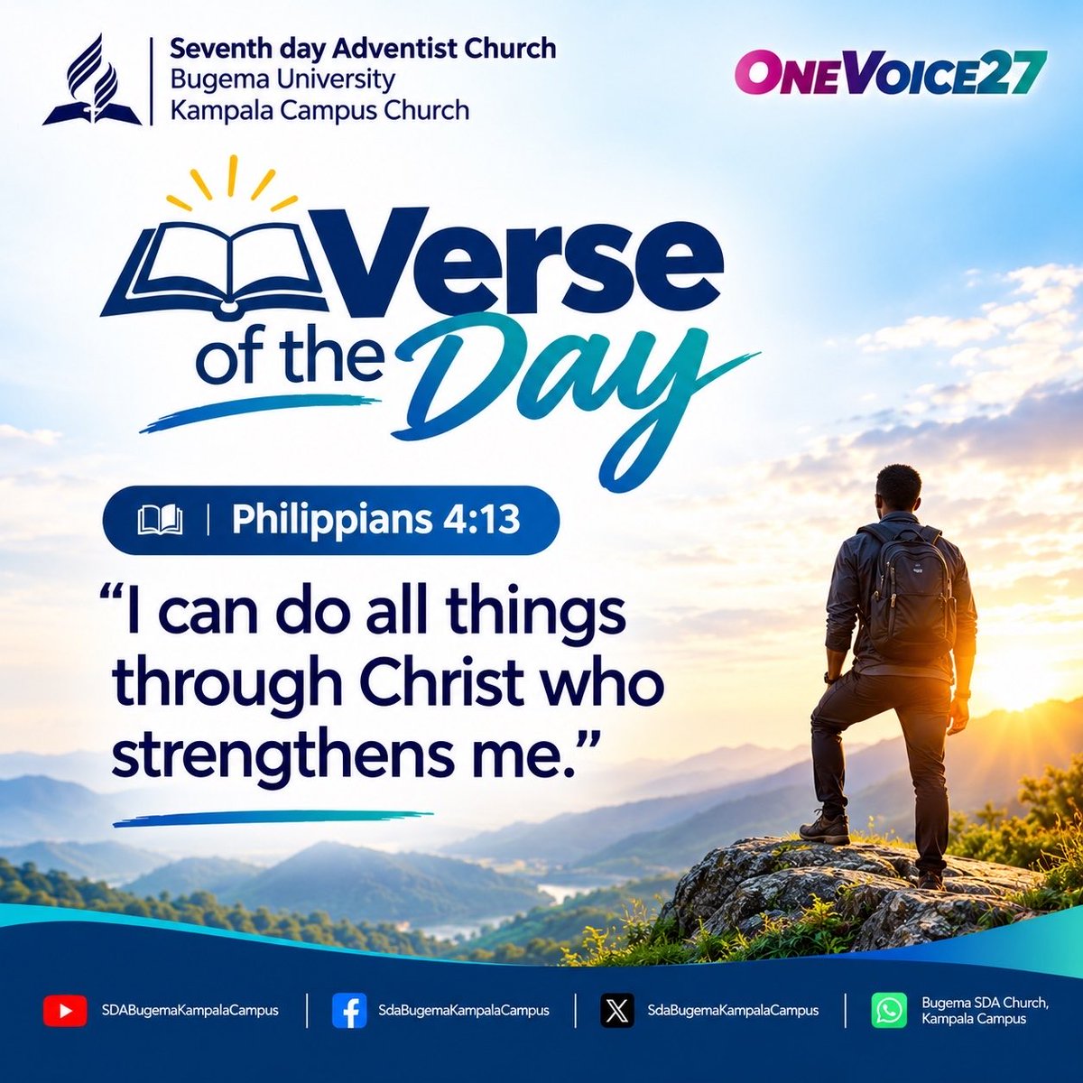 SDABugemaKla's tweet photo. #VerseofTheDay #HappySabbath #IcanDoAllThings https://t.co/YOeb55DDZS