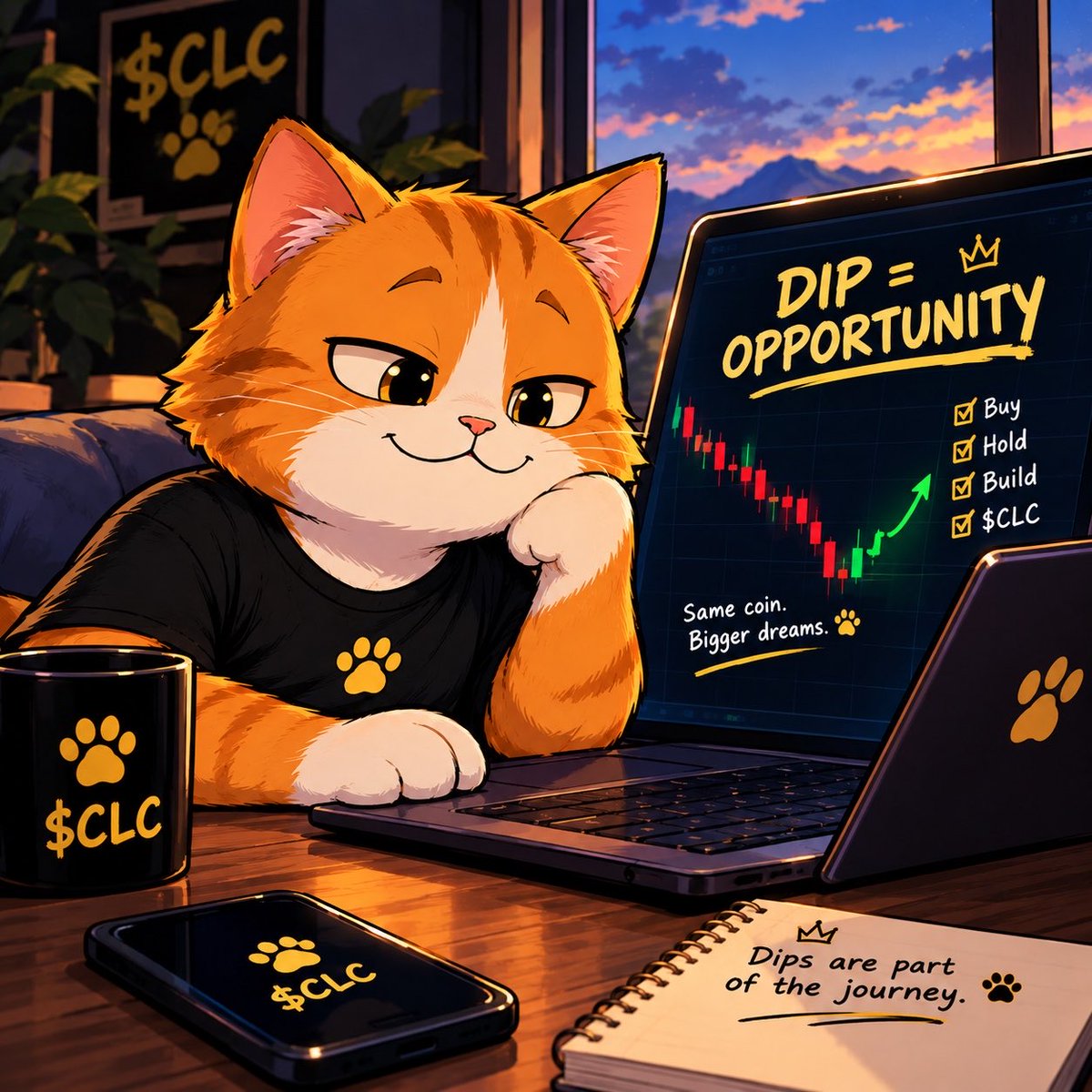 CLCcoin1's tweet photo. Dips are part of the journey.

Don’t let a little pullback make you forget why you got into $CLC in the first place.

Stay calm, stay locked in, and give Cat Life time to grow. 🐾

CA: 0xfB112aC50F0acc719Dd3d35ACaB3913104C8428B

We’re still early. The journey is just getting started.
Hold tight, Catizens. 🐱❤️

#dips #memecoins #CatLife