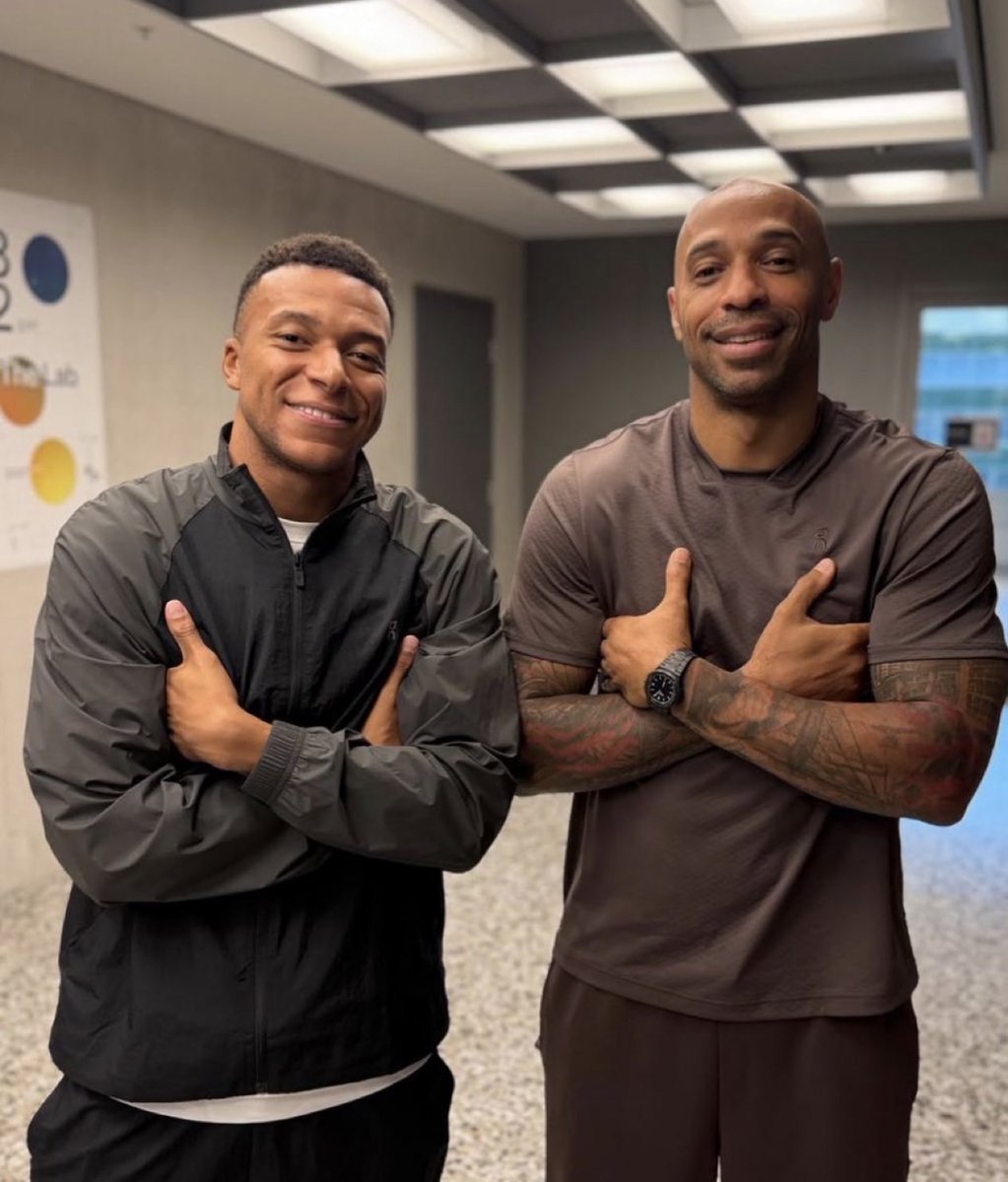 MadridXtra's tweet photo. 🚨 REVEALED: Thierry Henry played a role in CONVINCING Kylian Mbappé to join On.

Meetings took place in Madrid, Paris and Zurich over several months. @TheAthleticFC https://t.co/ls9bgYoz6U