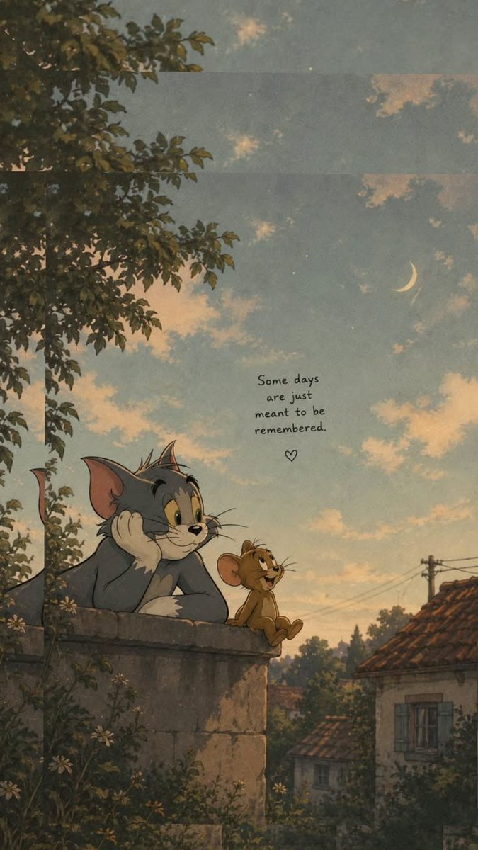 NatureDailyHQ's tweet photo. From childhood rivals to the ultimate comfort duo. Some memories just never fade. 🐱🐭✨ https://t.co/5zVu5eaImp
