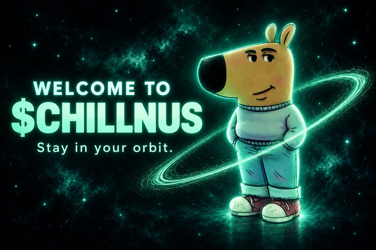 chillnus_sol's tweet photo. gm, universe. $CHILLNUS just entered the orbit.
Hands in pockets. Zero rush.
Bring your memes. Welcome to the chill. https://t.co/krhj5plUMb