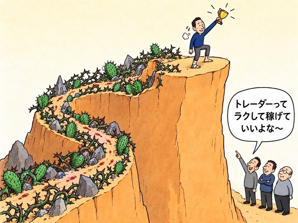 JO0sthSYpVRt2hn's tweet photo. 世間にとってトレーダーは“ラクして金を得る人” https://t.co/hfMAdzzHJP
