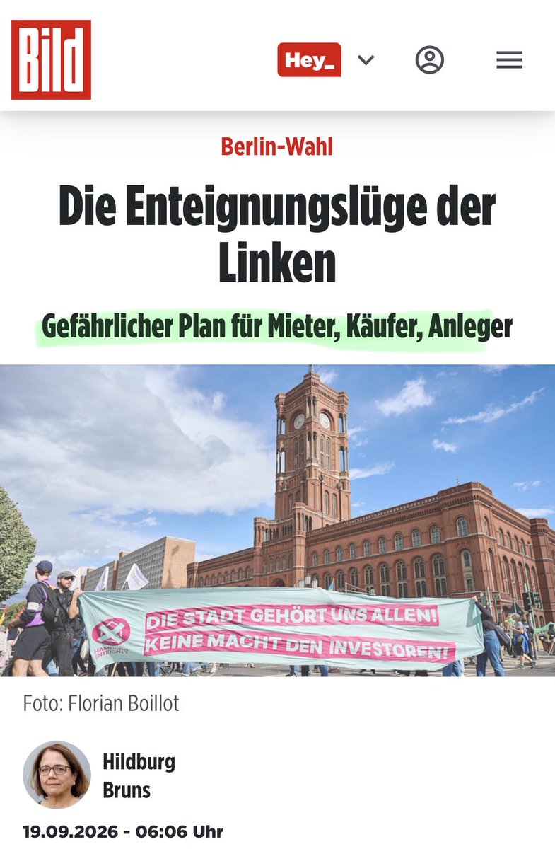 MGGA2021h's tweet photo. Ich wünsche den Berlinern eine Linke Bürgermeisterin. 
Berlin hat es sich tatsächlich verdient. https://t.co/ajuu8lwVqx