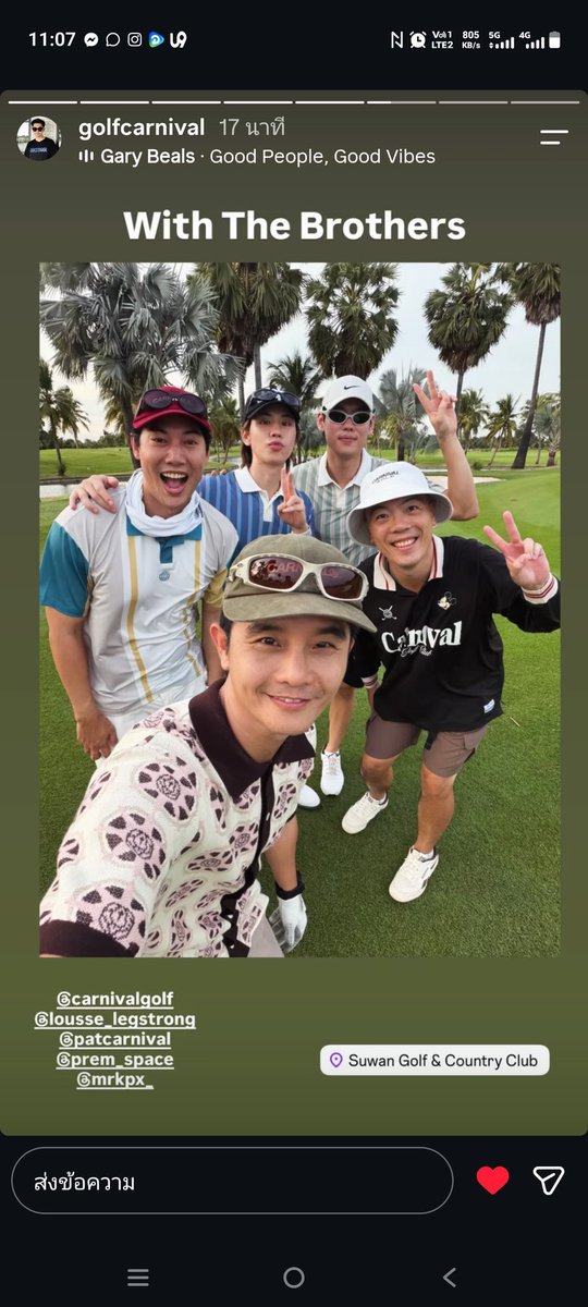 thiy_yeaw's tweet photo. ช่วงนี้ออกรอบตลอดเลย  Enjoy กับพี่น้องและกีฬาสุดโปรดน๊า//เปรมเปรมเท่ห์ม๊าก🏌️⛳🏒😎

#prem_space
#Carnivalgolf https://t.co/UnL0cHcyWh