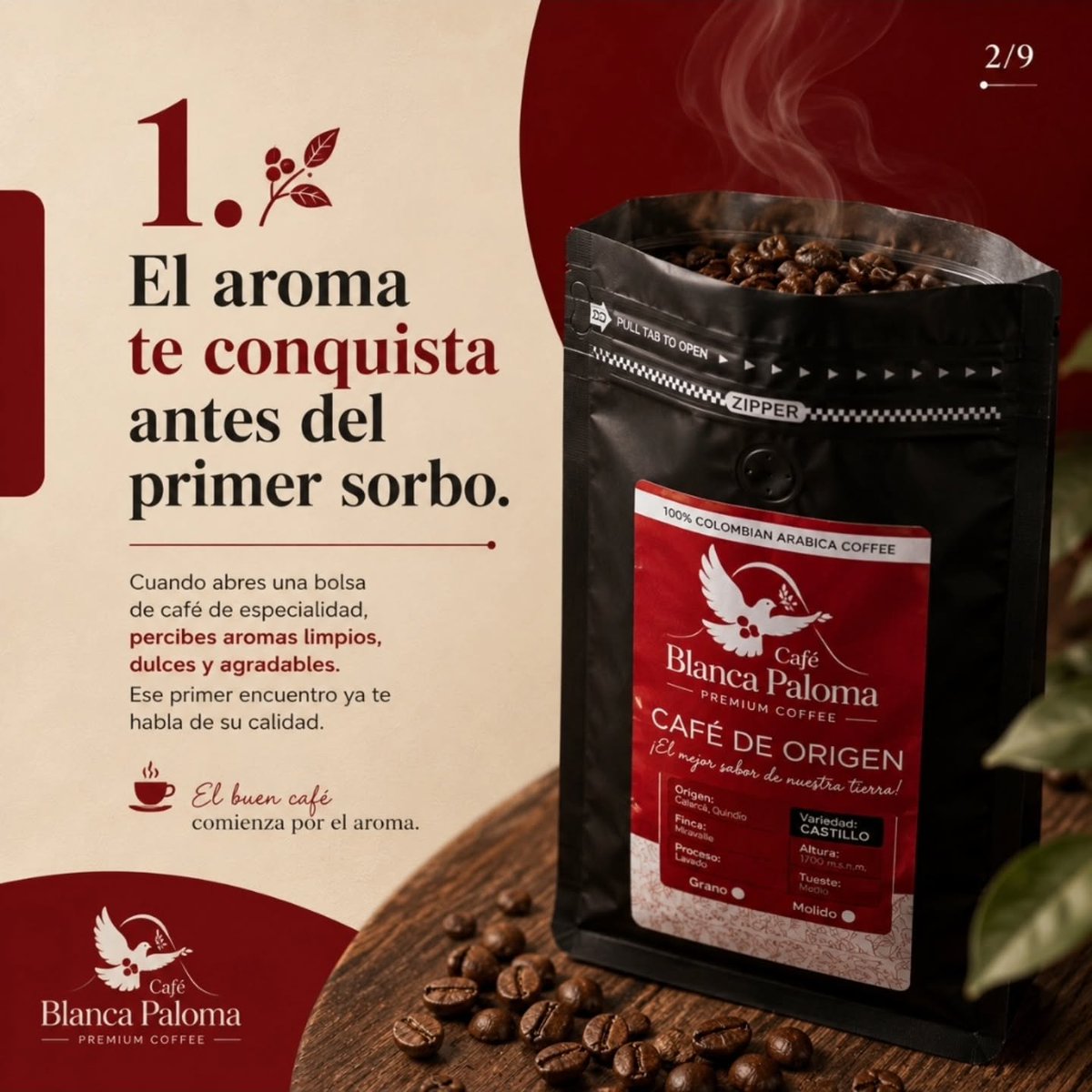 noragreen0e6rhf's tweet photo. How do you know if you’re drinking truly great coffee? Great coffee isn’t just tasted—it’s felt, from the first aroma to the last sip. Café Blanca Paloma brings you coffee grown with care at our Miravalle farm in Calarcá, Quindío, and roasted to https://t.co/TZRx9rlFPe