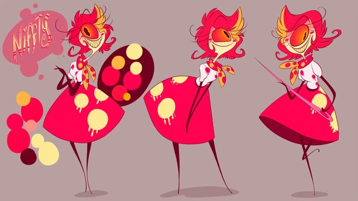 daizyzdiary's tweet photo. these old niffty drawings viv made are so fun because I love how niff's original concept was more leaning towards fashion &amp; sewing rather than cleaning!! https://t.co/b5Oiy3EwCd