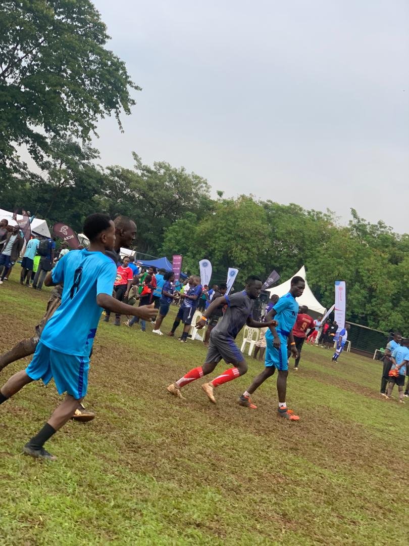 rctmetropolitan's tweet photo. Our lovely people of the hills of @rotaractkololo and  @UpperKibuli we warned you against appearing today however what can we do, carry those wips and handkerchiefs you will need them.
   And #Rotary5Aside #RotaryEyamba https://t.co/ZssKcddRhd