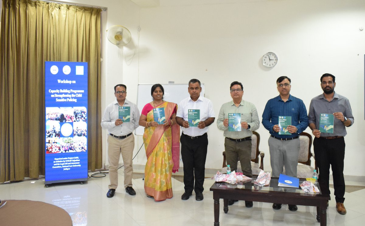 nlujofficial's tweet photo. National Law University, Jodhpur, through its Legal Aid and Awareness Committee (LAAC), organised a capacity-building workshop on “Strengthening Child-Sensitive Policing: A Capacity-Building Workshop on the Protection of Children in Conflict with Law” on 18 September 2026, under Project CARE – Child Advocacy through Rights Empowerment.