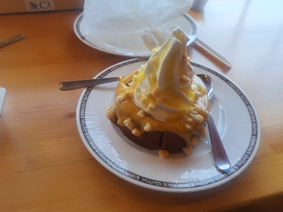 tartue116's tweet photo. コメダ豪遊男。

食べきれなかった時の保険として、シロノワールじゃなくてクロネージュにしてる辺りに心の弱さを感じる。 https://t.co/07jUq1rqhB