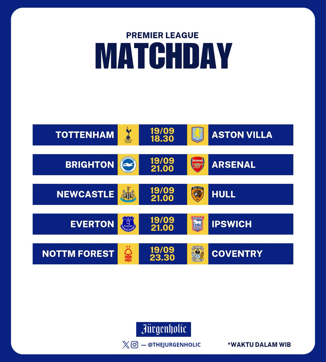 thejurgenholic's tweet photo. Premier League terakhir sebelum jeda internasional. #MenuBola malam ini 👨‍🍳

Prediksi kiri atau kanan? 🤔 https://t.co/gHUYy9O3jz