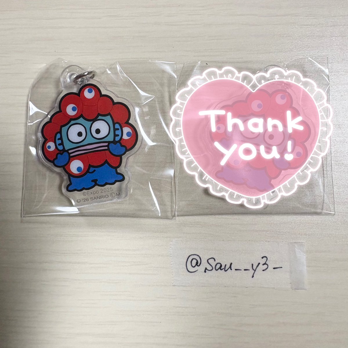 Sau__y3_'s tweet photo. 交換
サンリオ
ミャクミャクなりきりアクリルチャーム

【譲】ハンギョドン

【求】ハローキティ

郵送での交換希望です📮
お気軽にお声がけください🔅 https://t.co/RsRxVKDasf