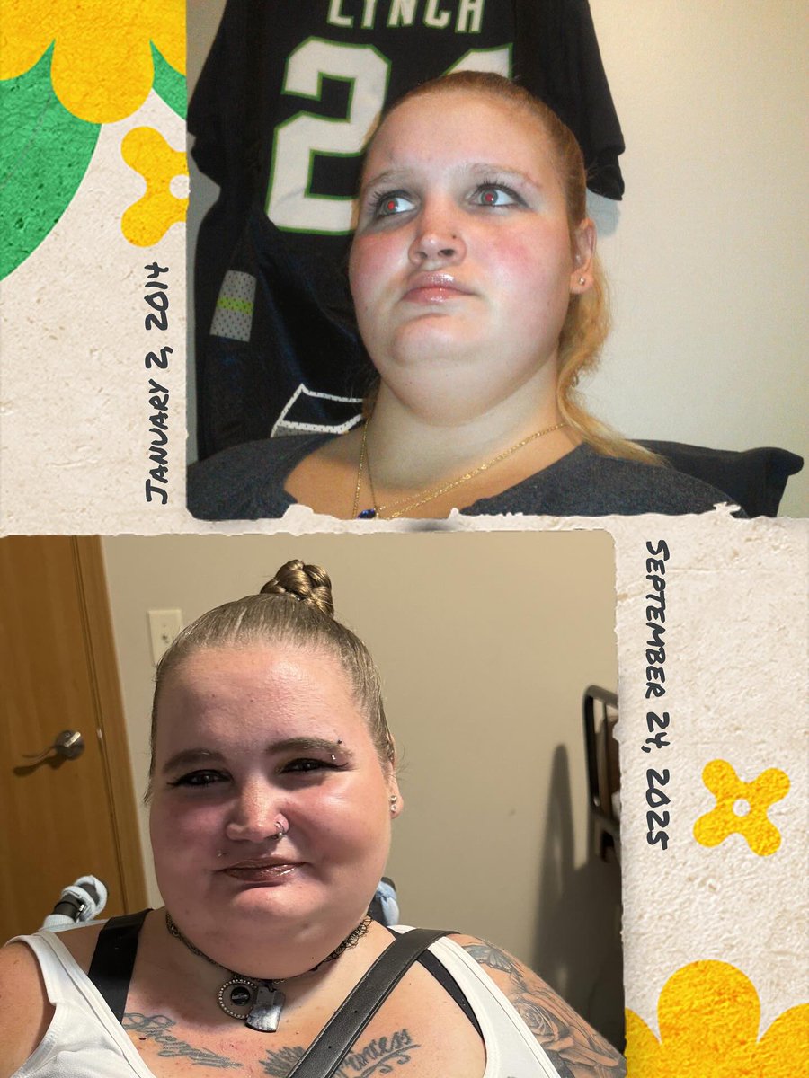 LydiaCalibbs's tweet photo. From the girl repping a Marshawn Lynch jersey in 2014 to the woman who owns her glow in 2025—this is what relentless looks like. Mary Kay for the glow, Seahawks for the grit, and a whole lot of heart in between. The hustle never stops, and neither https://t.co/XSjKkNGBXm