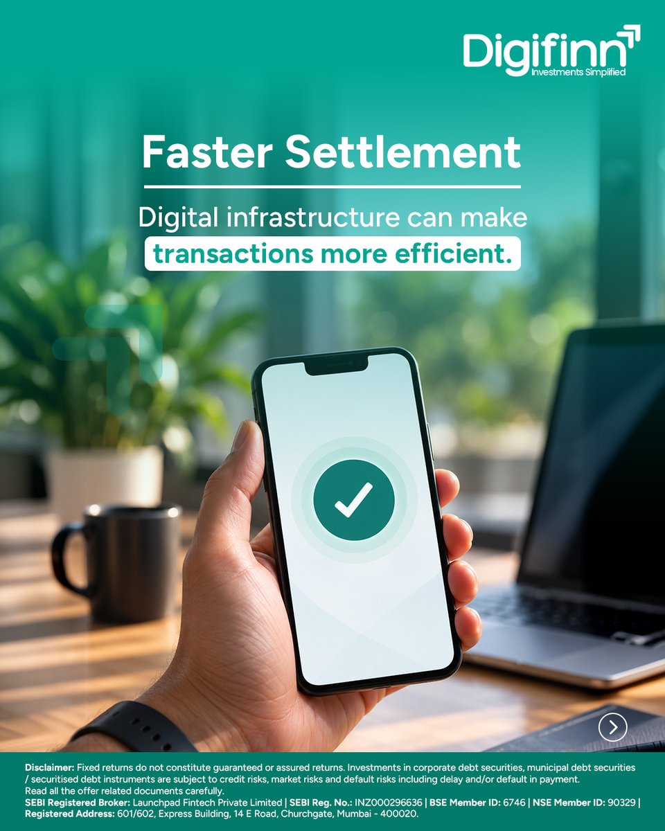 digifinn's tweet photo. From physical assets to digital ownership.
Tokenisation enables assets to be represented as digital tokens, unlocking fractional ownership, faster settlement and greater liquidity.
The future of ownership is going digital.
#Tokenisation #DigitalAssets #Fintech #Blockchain https://t.co/yzbCxD2mRD