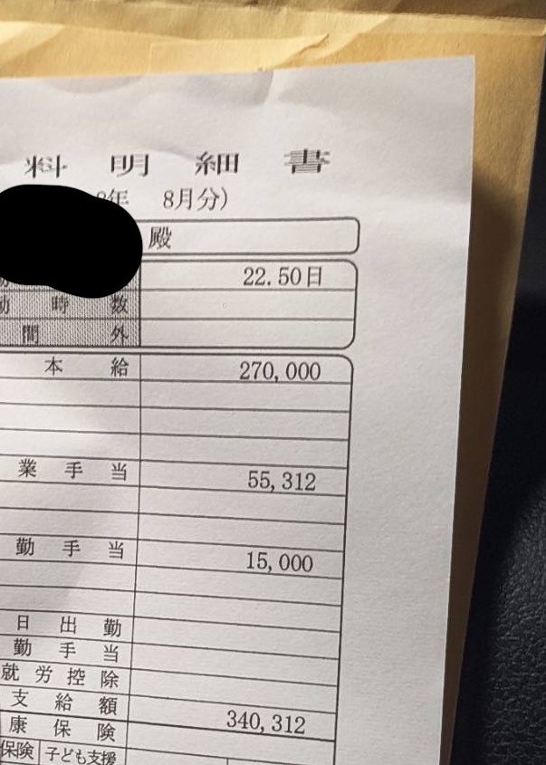 DAINIPPON_8888's tweet photo. 高速道路の警備の仕事

1ヶ月目18歳の総支給額

22.5日で34万

働き先は大事だよ https://t.co/JWIXdDBCeI